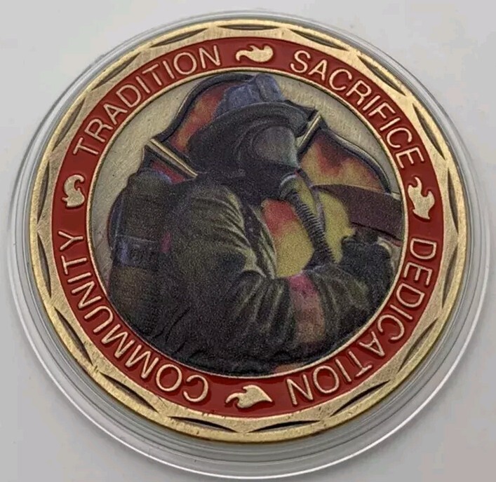 Firefighter St. Florian Challenge Coin Collectable