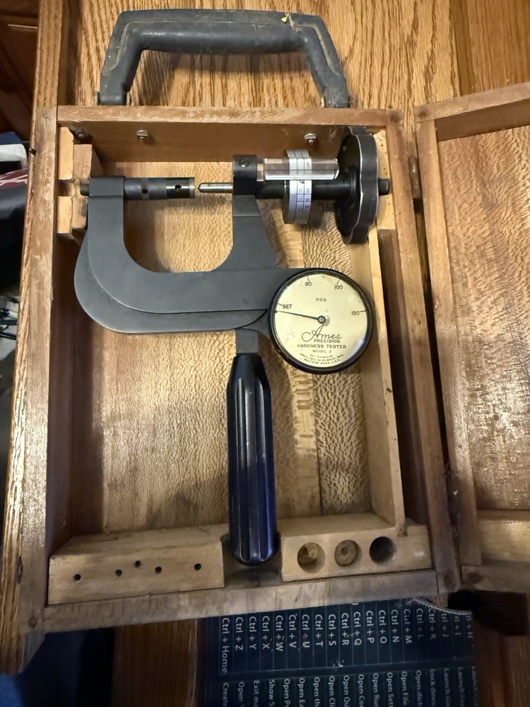 Ames Portable Hardness Tester Model 2 with Original Case