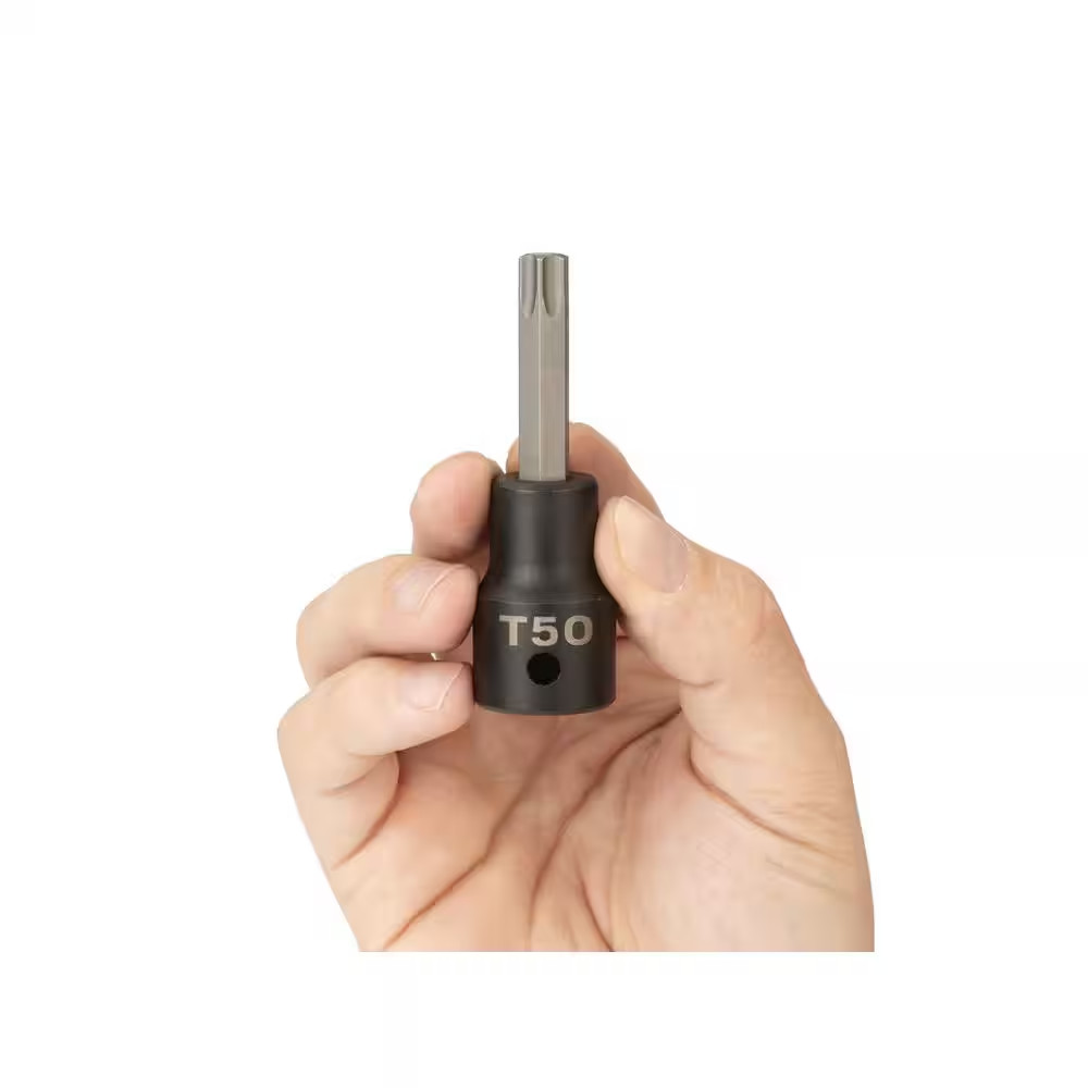 1/2 In. Drive X T50 Torx Impact Bit Socket