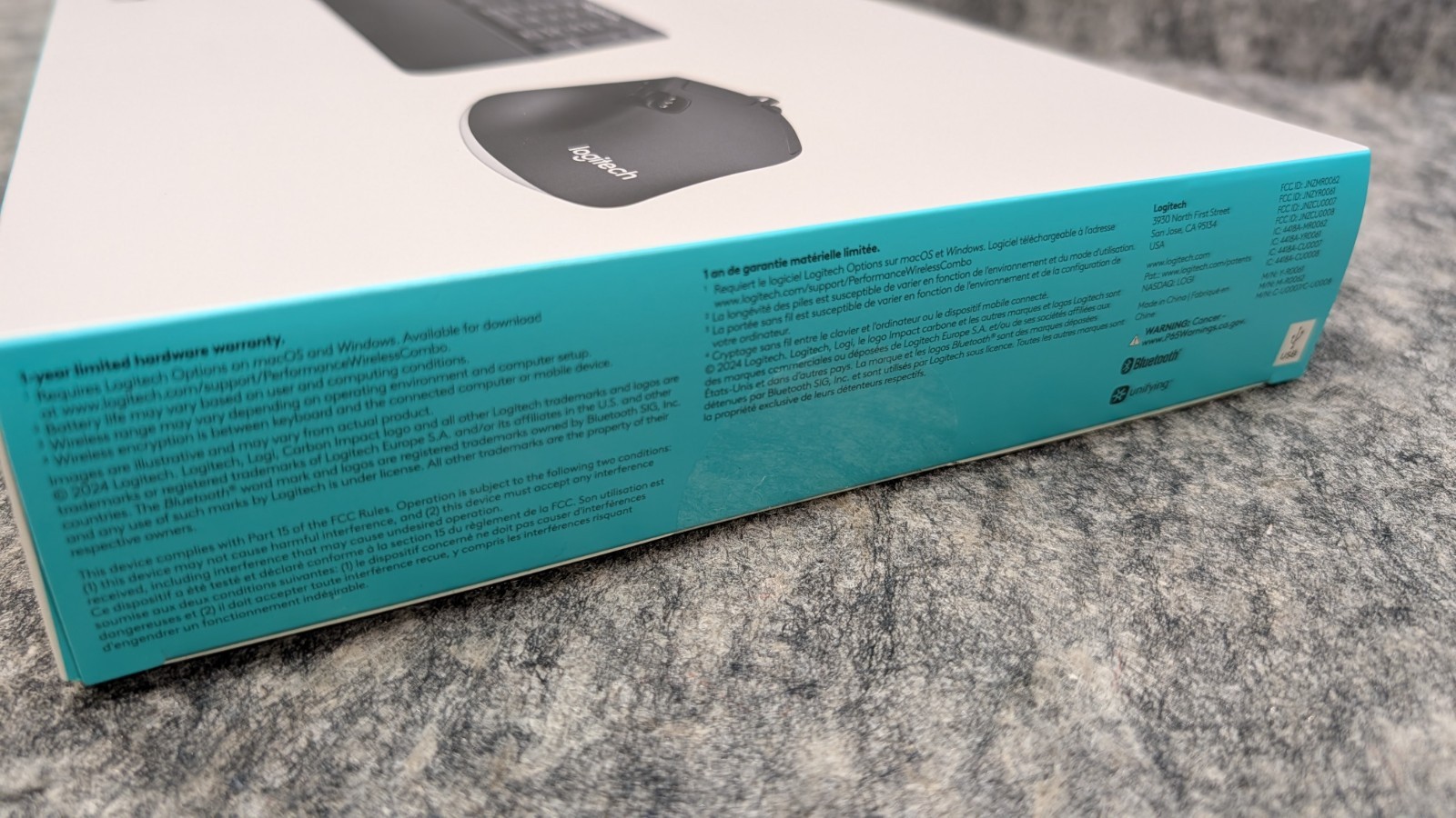 Logitech MK850 Performance Wireless Keyboard Mouse Combo Unifying USB K850 M720