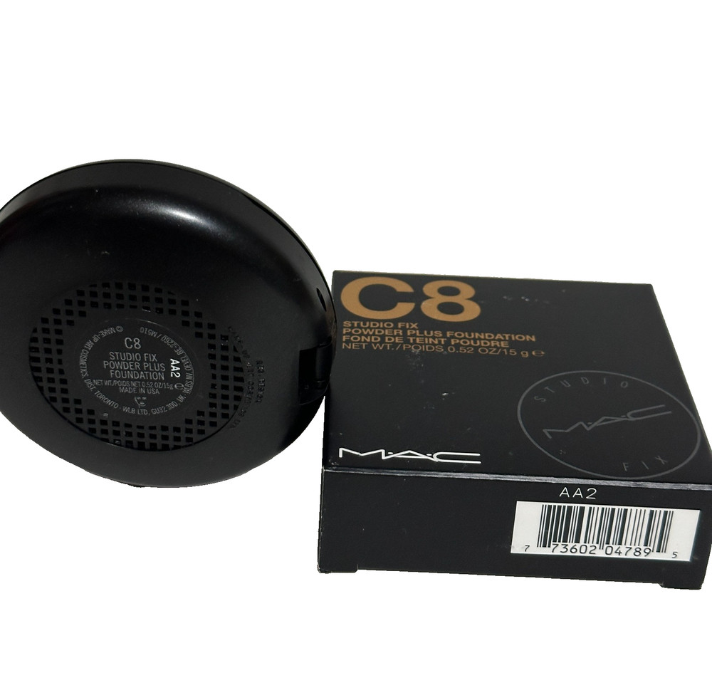 Mac Studio Fix Powder Plus Foundation C8 Compact 15g / 0.52oz nib