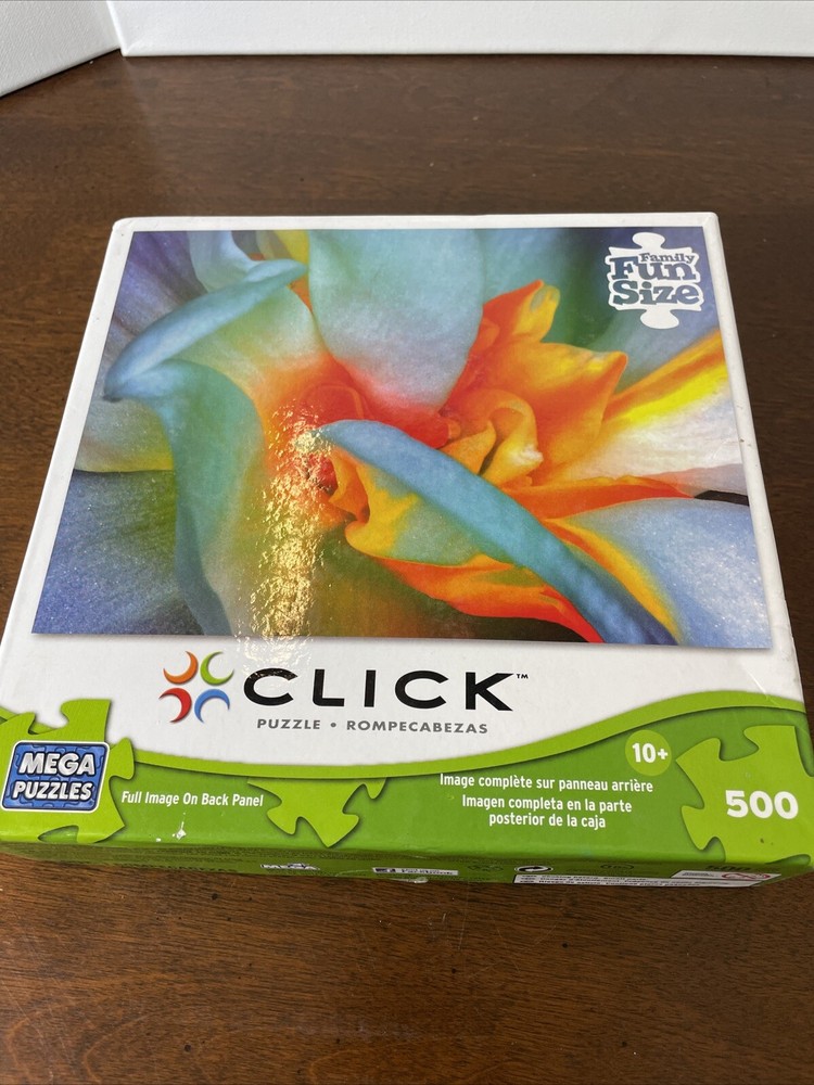 MEGA Click 500 PC puzzle Mega  FLOWERS Complete