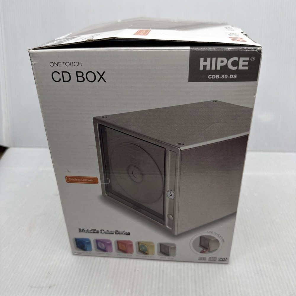 HIPCE CDB-80-DS One Touch CD BOX Filing System With Key
