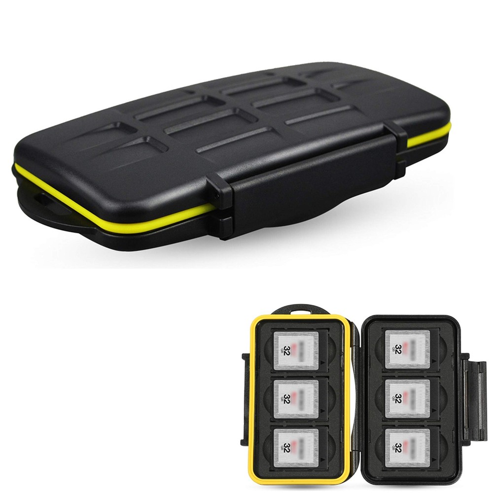 6-Slot CFexpress XQD Memory Card Case for Secure Storage and Easy Access