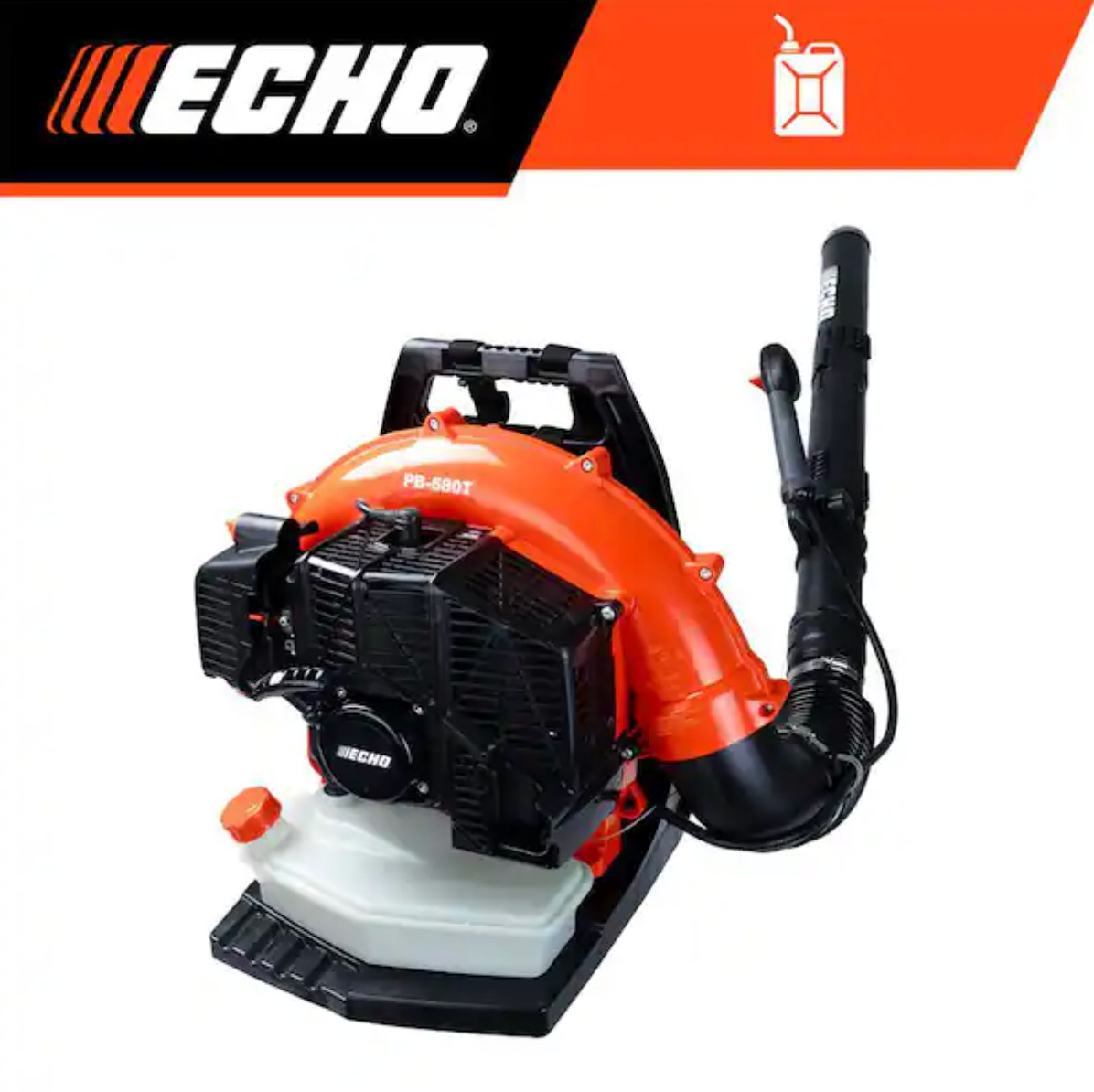 ECHO PB-580T 216 MPH 517 CFM 58.2cc Gas 2-Stroke Backpack Leaf Blower with Tube