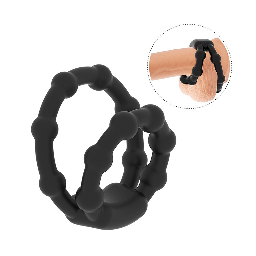 Ball-Scrotum-Stretcher-Ring-Penis Enhancer Delay Ejaculation Reusable for MEN