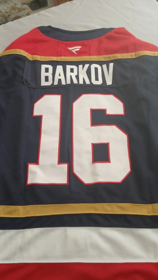 NWT Florida Panthers Aleksander Barkov #16 Reverse Retro Blue