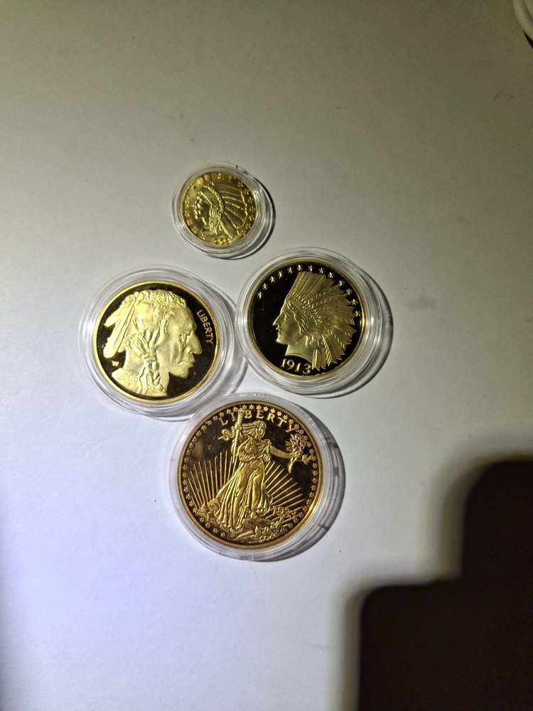 Copy Coins Gold Plated Set