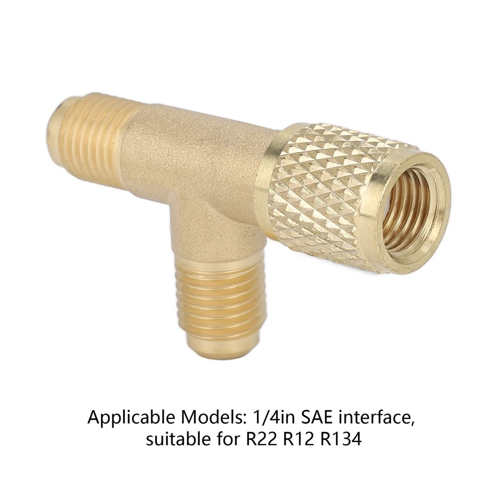 1/4in Valve Quick Coupler Tee Adapter, Access normal, Popular