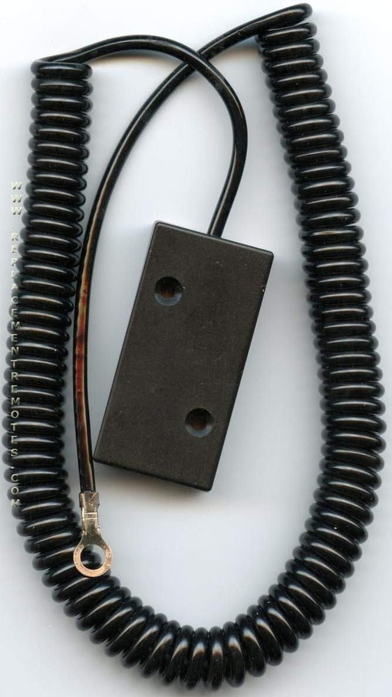 [5 Pack] Universal Coiled Security Cable - Box Cutter or Remote 5 PACK, Black