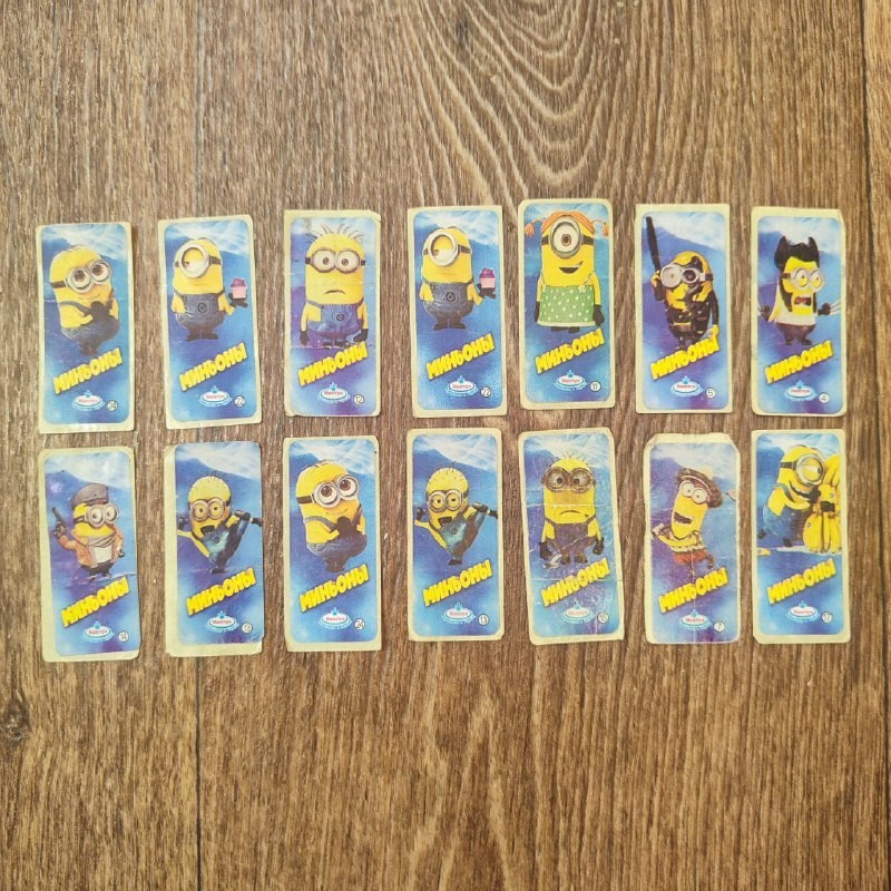 MINIONS Bubble gum inserts RARE Stickers