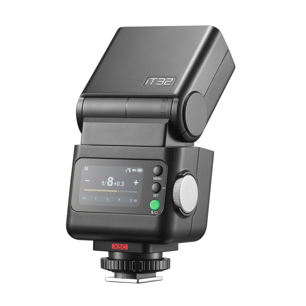 Godox IT32 TTL Camera Flash with X5F Flash Trigger for Fuji Rotatable Flash Head