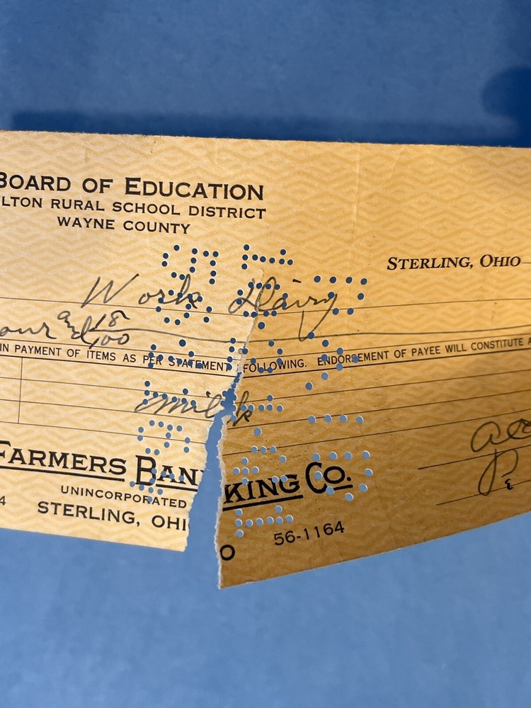 + Milton School District Sterling Ohio Work Dairy Check Creston