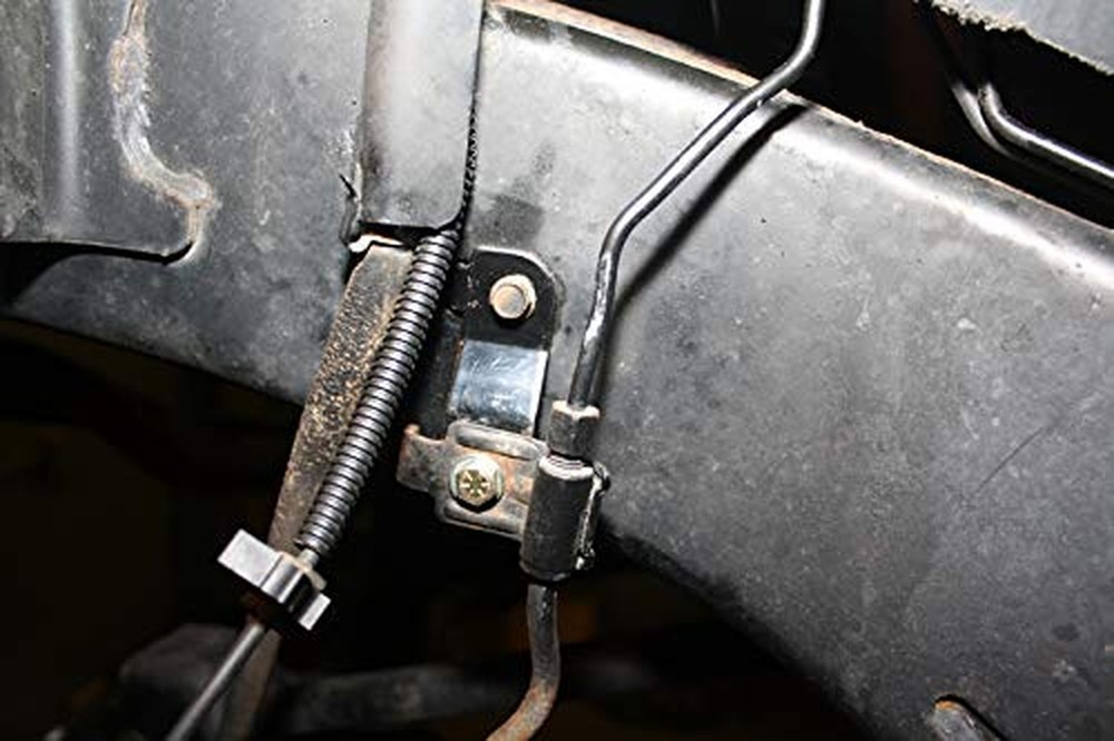 Front & Rear Brake Line Relocation Brackets compatible with Jeep JK Wrangler ...