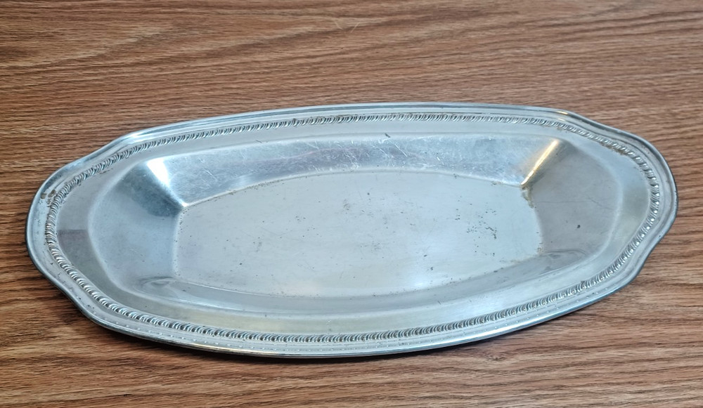 Sheffield Silver Co. EPC Electro Plate Copper Serving Tray 13" Long