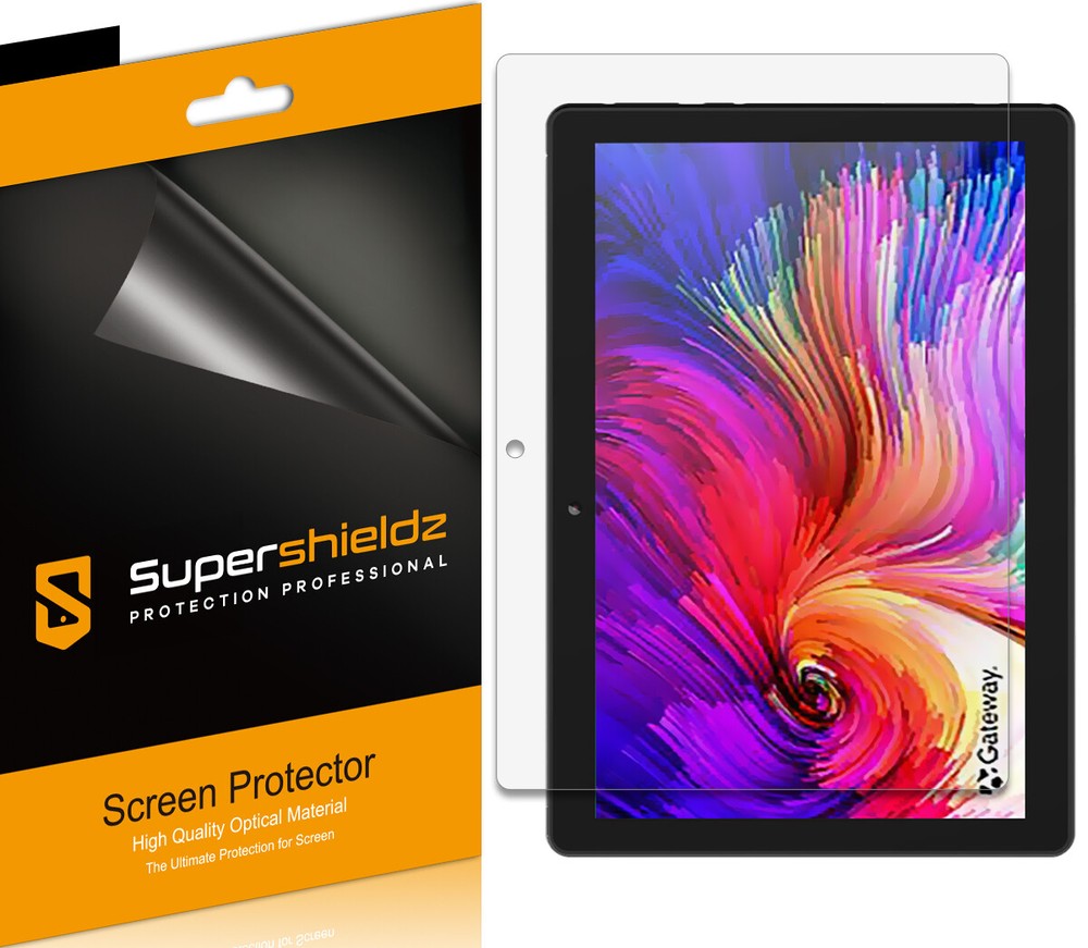 3X Supershieldz Clear Screen Protector for Gateway 10.1 inch Tablet