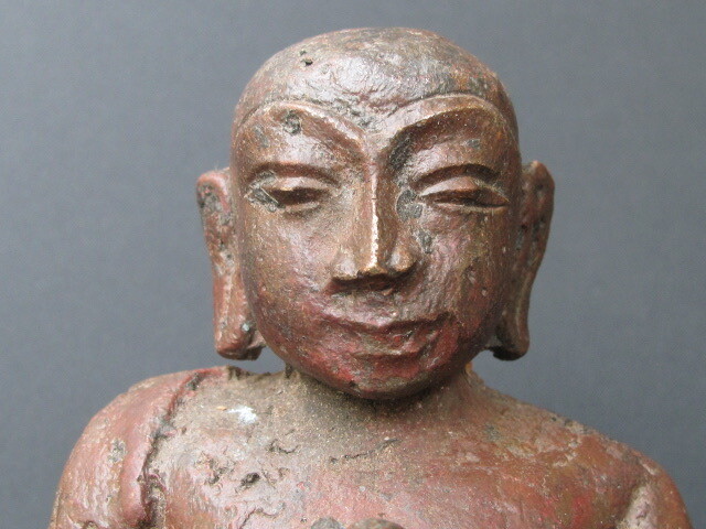 Antique Bronze Monk, Burma