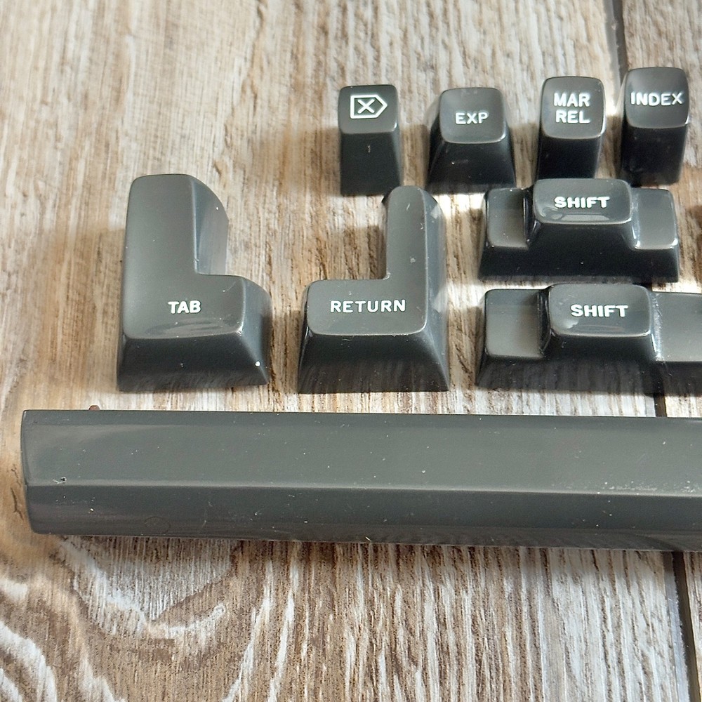 OEM IBM Selectric II Typewriter Replacement Key Lot Spacebar & Function Keys