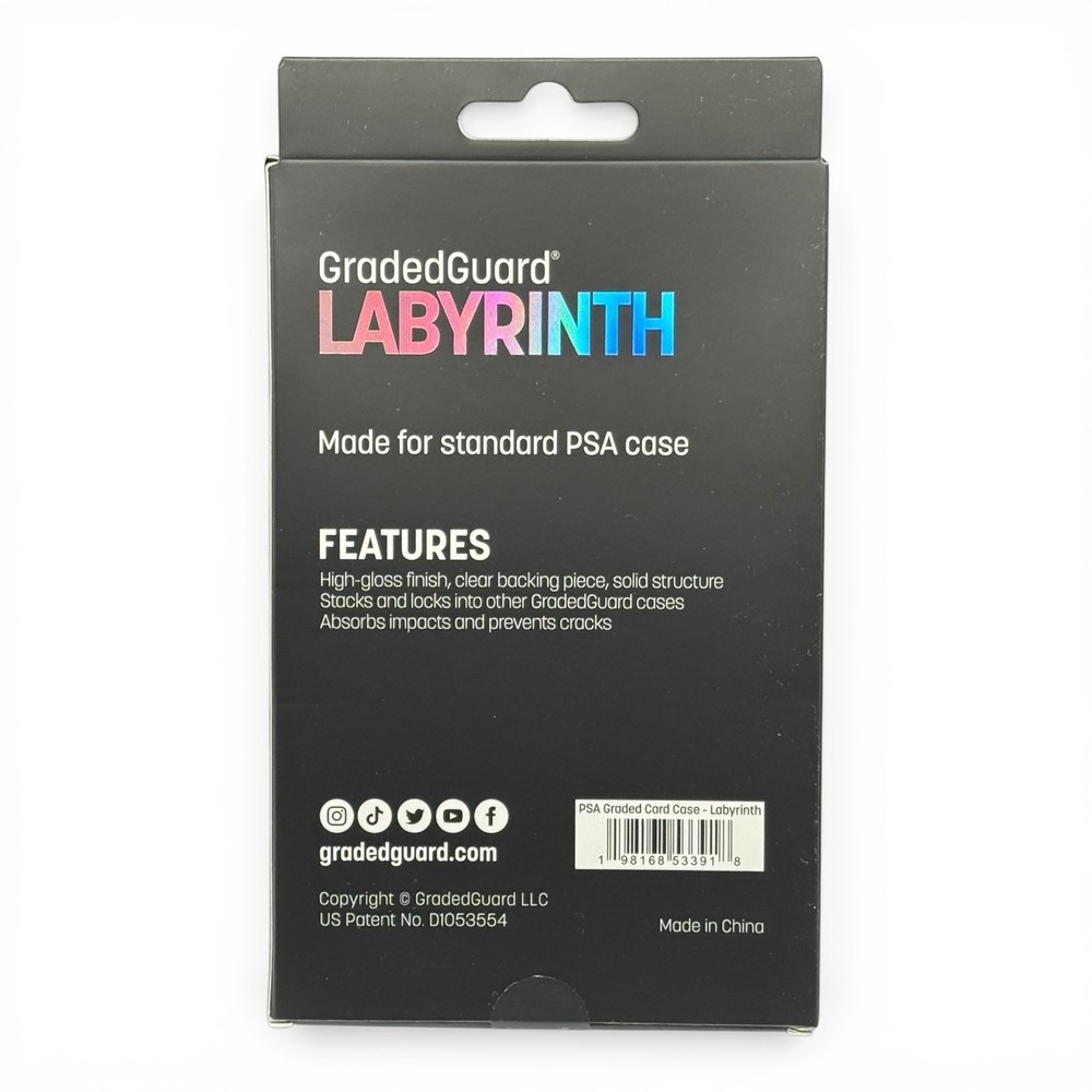 GRADEDGUARD LABYRINTH PSA GRADED CARD CASE GUARD PROTECTOR LIMITED EDITION