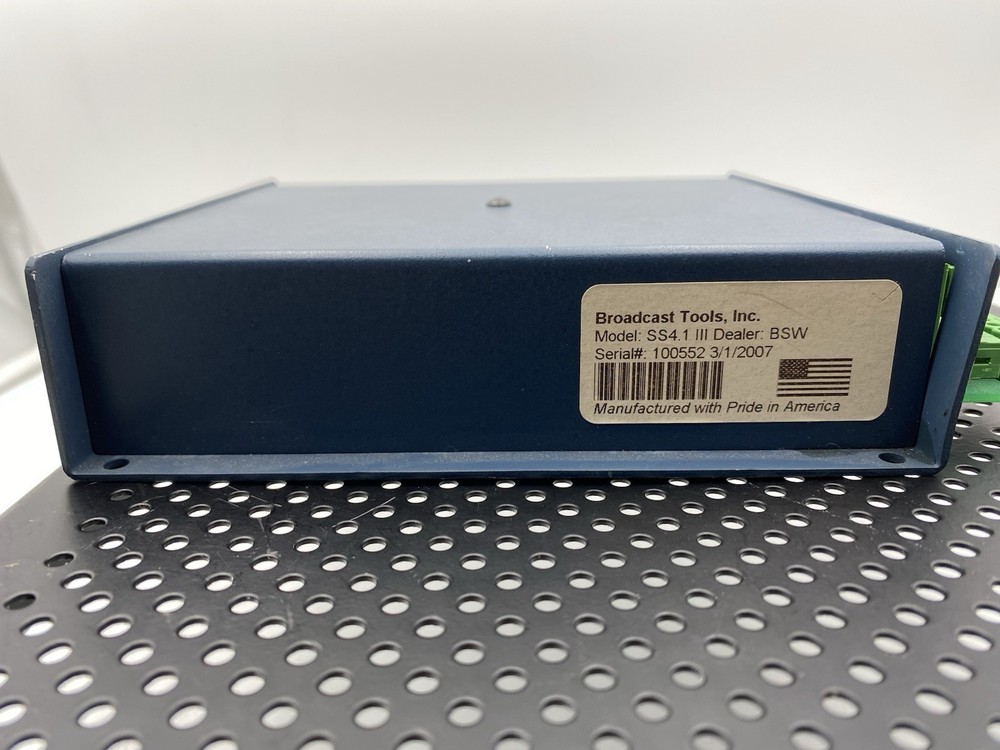 Broadcast Tools SS 4.1 III Audio Switcher/Router