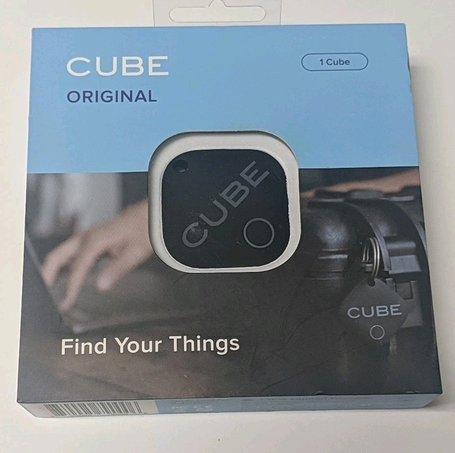 Cube Bluetooth Tracker Key Finder Phone Locator NEW SEALED