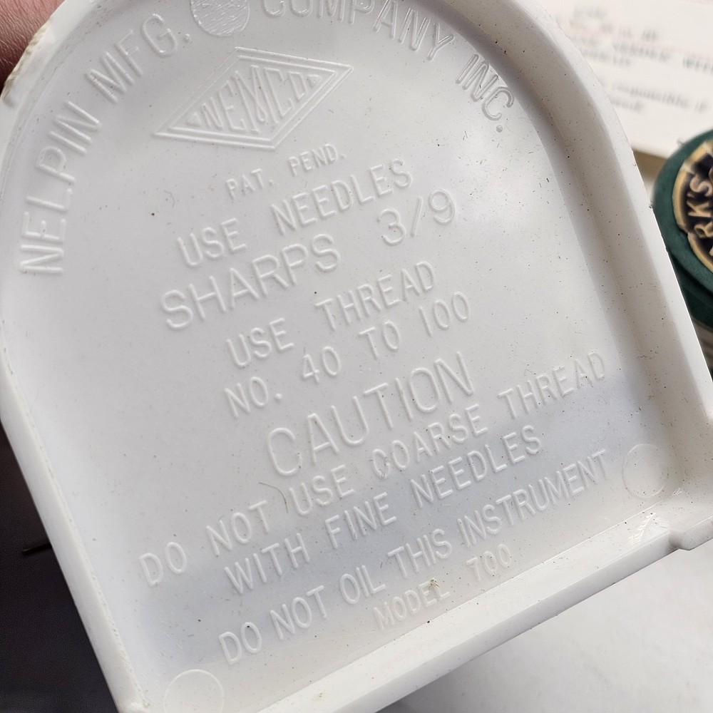 Vintage Thread-a Matic Sewing Automatic Needle Threader In Box 700 Instruct