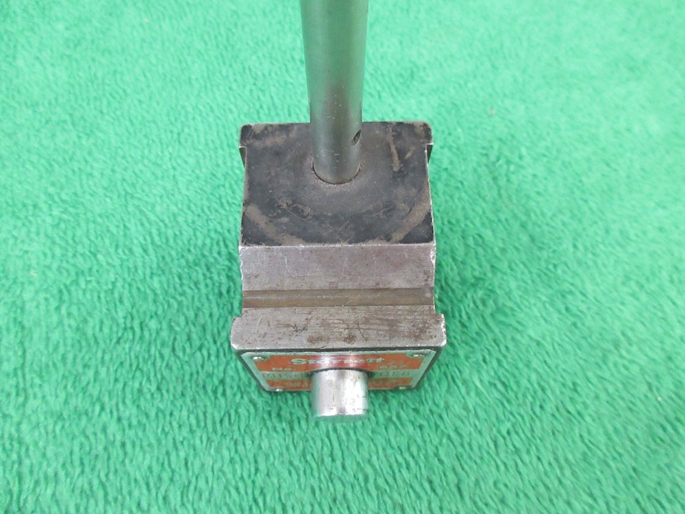Starrett 657 Base & Post Indicator Holder Machinist Tool Untested