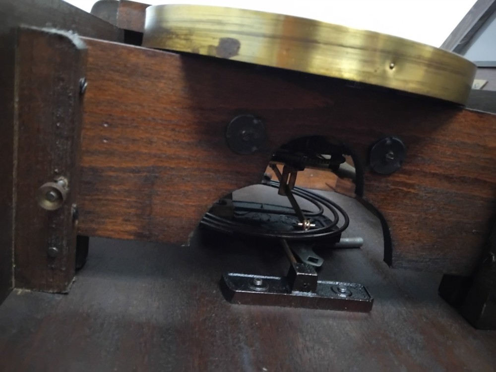 Junghans Vintage RA Pendulum German Wall Clock Oak Case