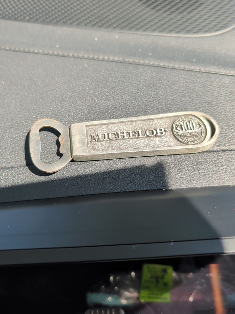 Michelob Solid Pewter 100th Anniversary Bottle Opener