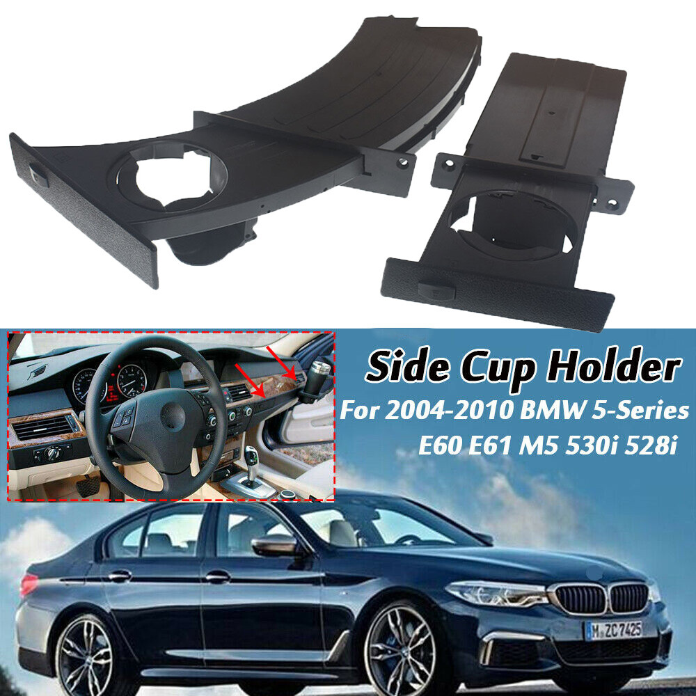 Pair Left Right Driver Passenger Side Front Cup Holder Fit For BMW E60 E61