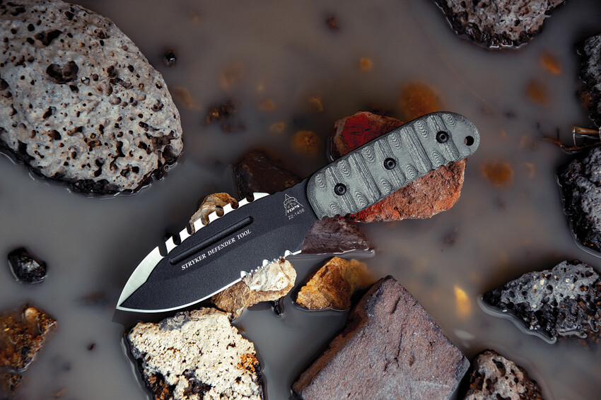 New TOPS Stryker Defender Tool Fixed Blade Knife DEFT-01