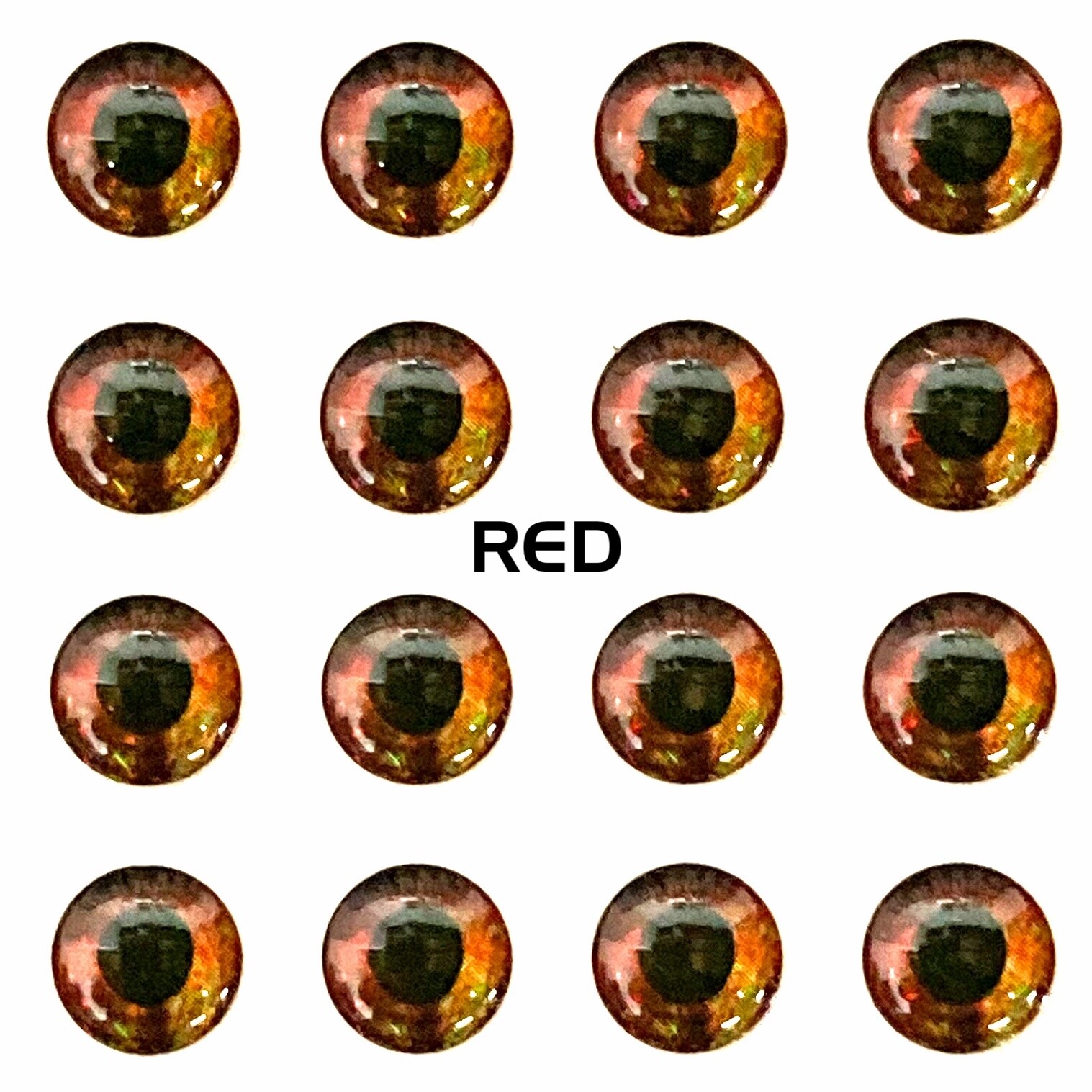 3D-Holographic Fishing Lure Eyes for Fly Tying 4MM, 5MM, 6MM, 7MM, 8MM