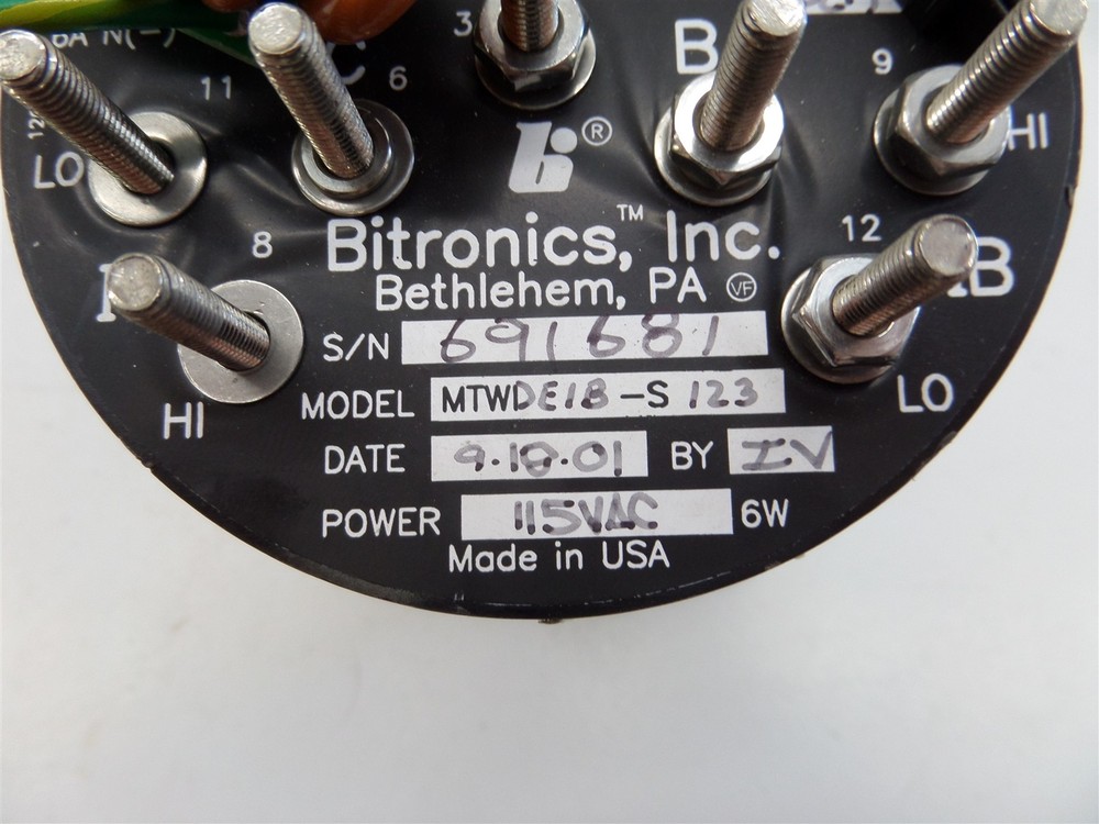 Bitronics MTW DEIB-S123 Multi-Comm Digital Power Meter