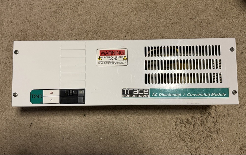 Trace T240 Autotransformer  AC Disconnect/Conversion Module. Discontinued