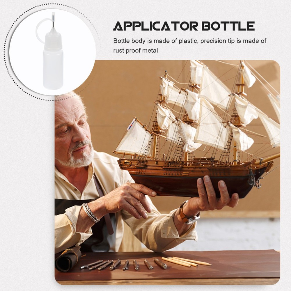 10 Pcs Squeeze Bottle Applicator Glue Precision Nozzle with Crafts