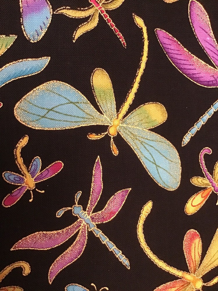Fabric Dragonfly-M1, sold by the yard