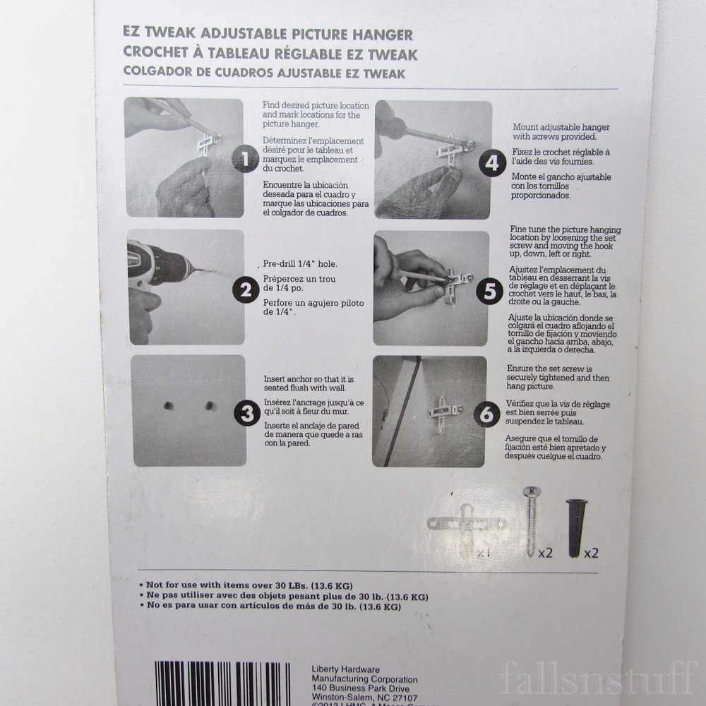 Arrow Picture Hanging Tool Level & E-Z Tweak Adjustable Hanger