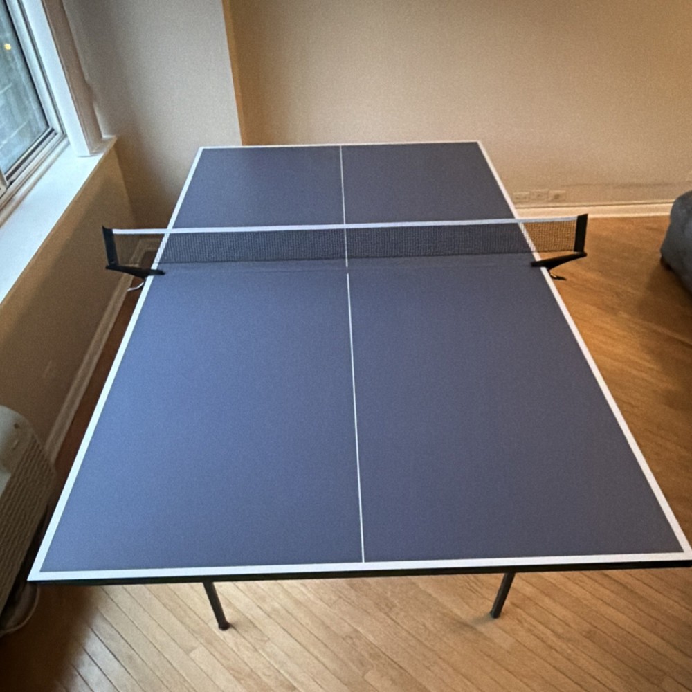 Advantage Lite Table Tennis Table Folding Design Blue with Net