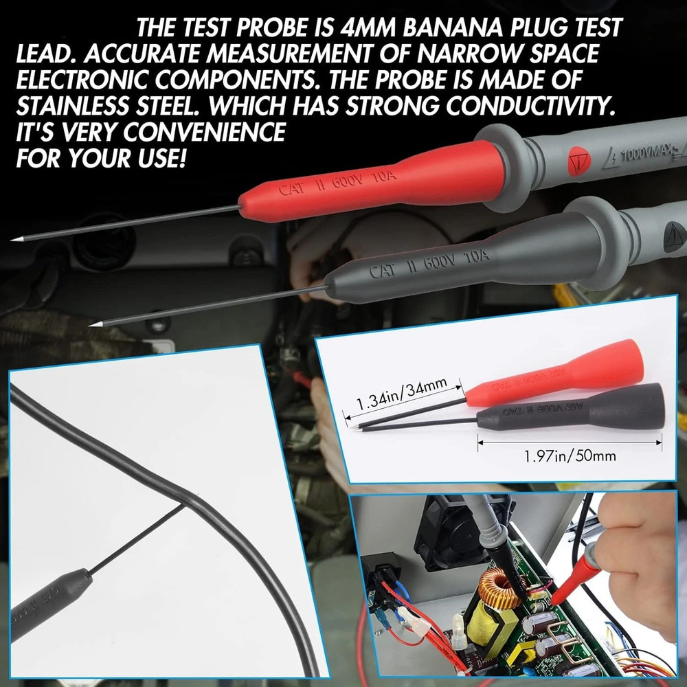 Multimeter Test Lead Kit For FLUKE Multimeter Tester Supplies Accessories Tools