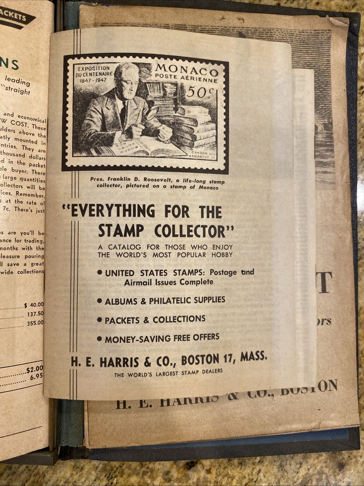 LOT of 14 H.E. Harris & Co. US Stamps Catalogs Catalog Supplements Book Notebook