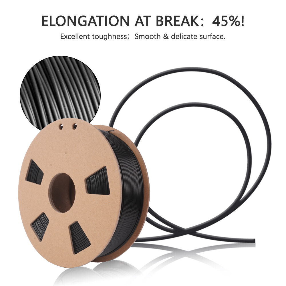 【Buy 10 Pay 6】JAYO 1.1KG PLA SILK ABS PLA+1.75mm With Spool 3D Printer Filament