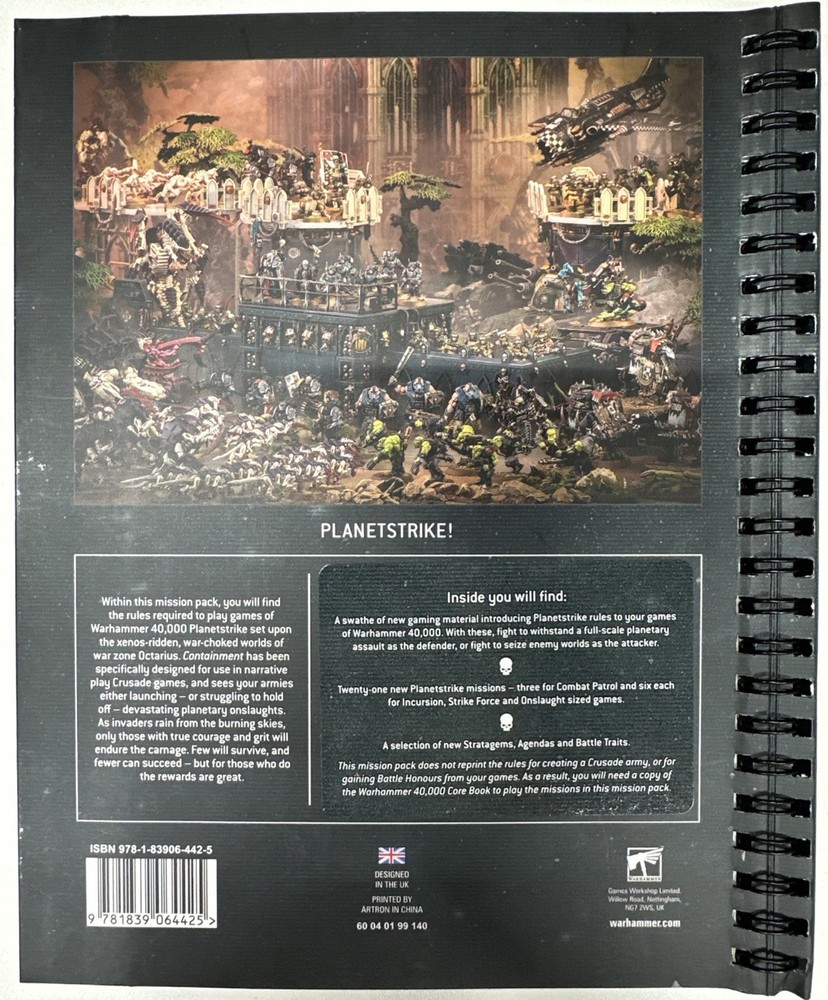 Warhammer 40K Crusade Containment Mission Pack