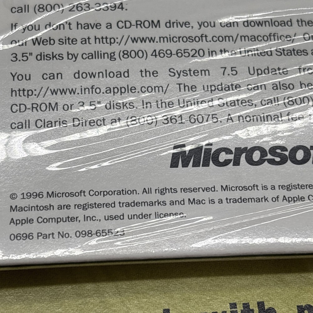 The Microsoft Empowerment Pack For The MAC CDROM