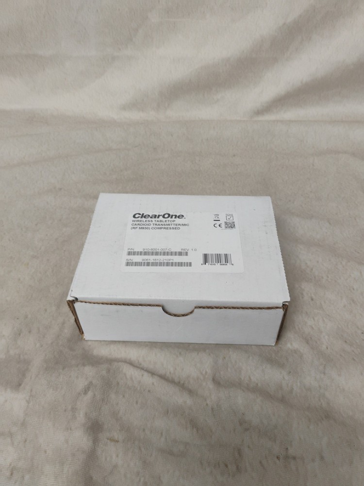 ClearOne Wireless Tabletop Cardoid Transmitter/Mic (RF M930), 910-6001-007-C