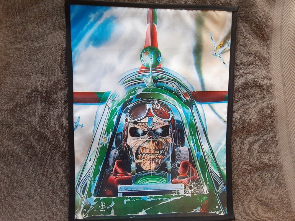IRON MAIDEN # 2,SEW ON SUBLIMATED LARGE BACK PATCH