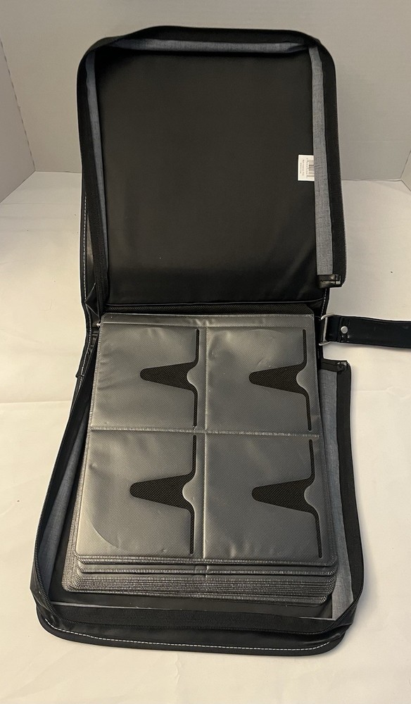 Black Vinyl CD/ DVD Case Holder For 256 Discs
