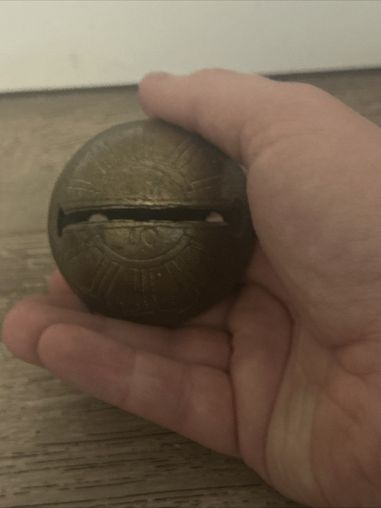 1930s Solid Brass Petal Bell 2’3/8” Diameter Marked #10 - Working