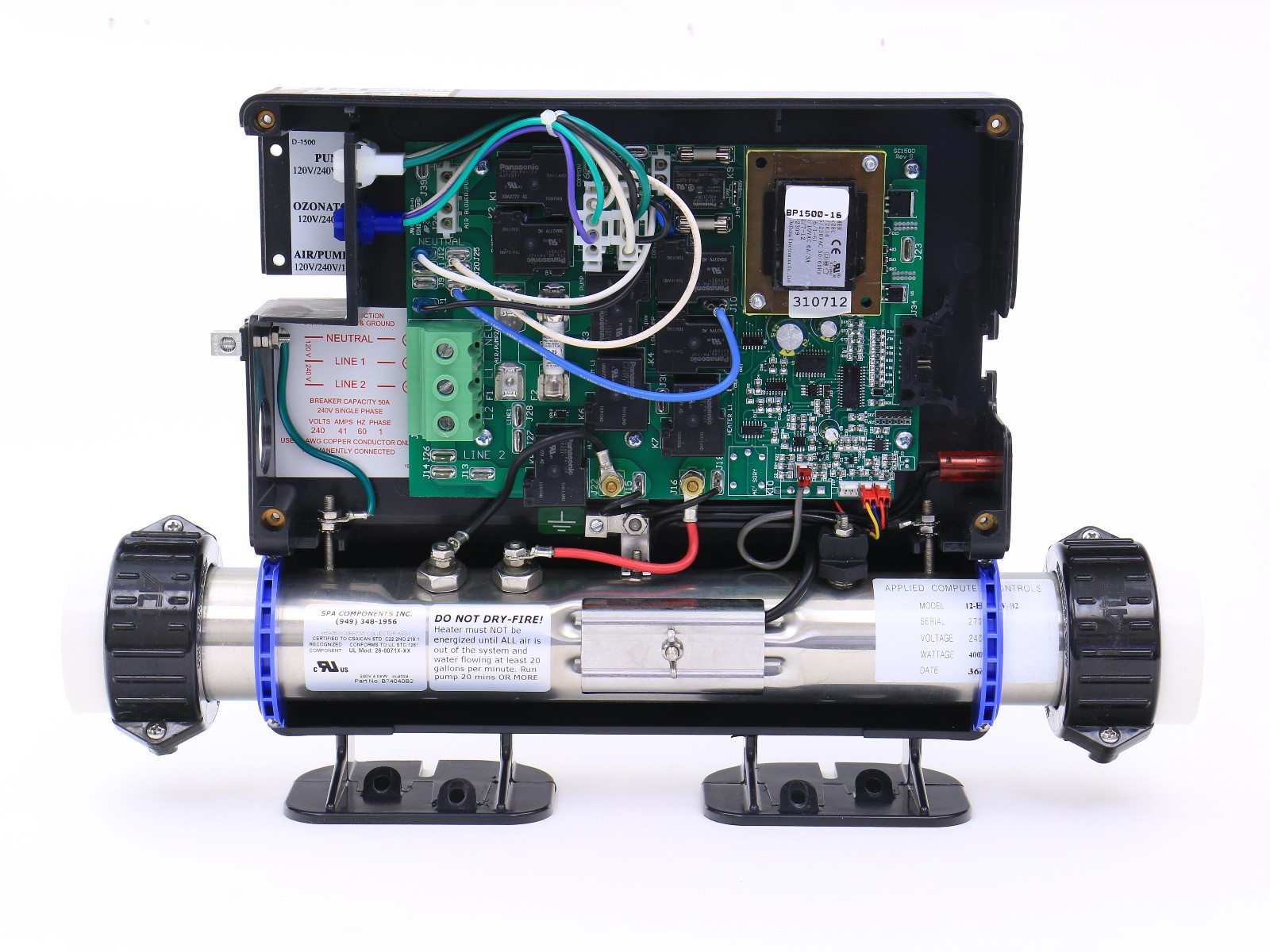 SPA CONTROL PACK HOT TUB HEATER ePack KP1000 ACC 4kW 115/230v SMTD1500 NEW