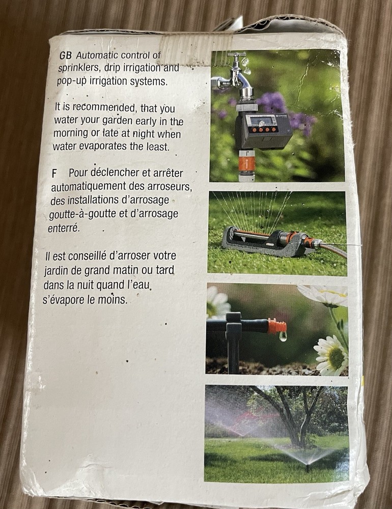 GARDENA COMFORT C-1060 PROGRAMMABLE WATER COMPUTER SPRINKLER IRRIGATION TIMER