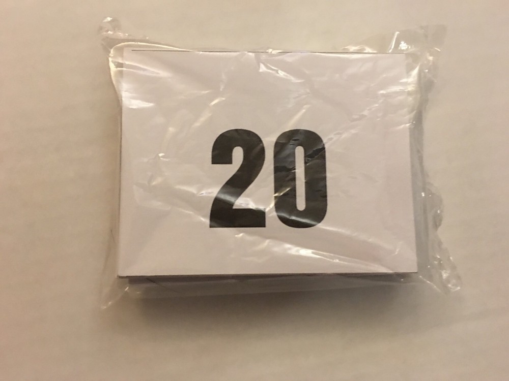 Numbers 0 - 20 Three Ways - Laminated Cards Set